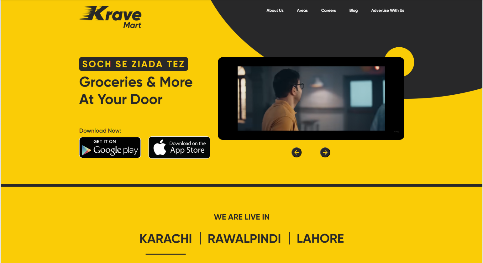 Krave Mart: Online Grocery Delivery